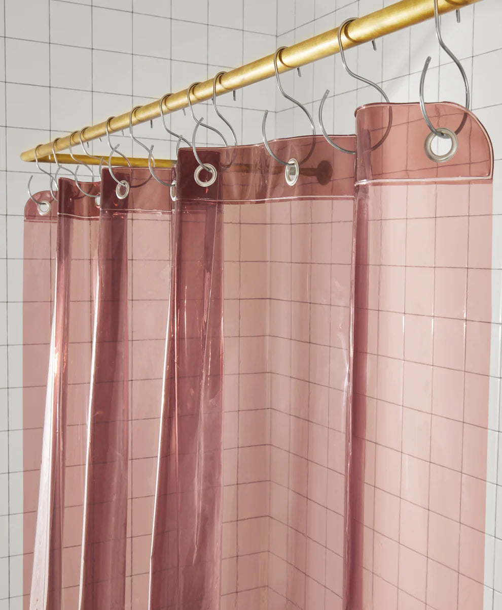 Sun Shower Curtain- Rose
