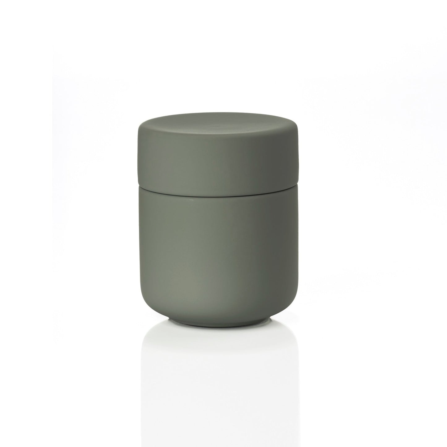 Ume Jar with Lid- Olive Green