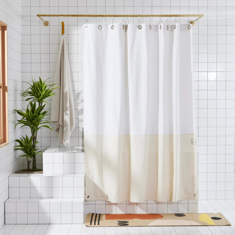 Orient Shower Curtain- Sand
