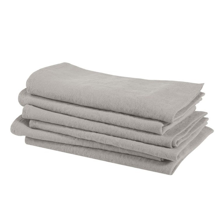 Waffle Face Cloth- Cloud Grey
