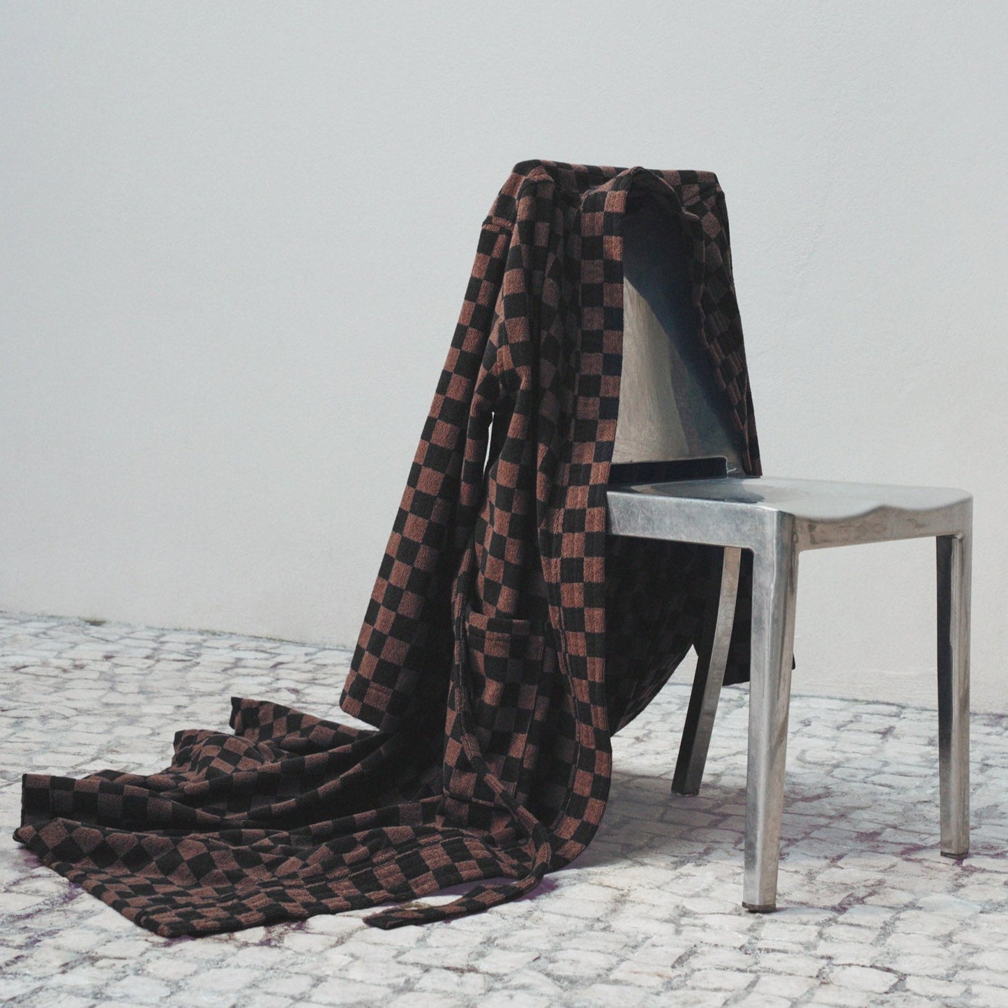 Sulis bath robe- Tabac/Noir