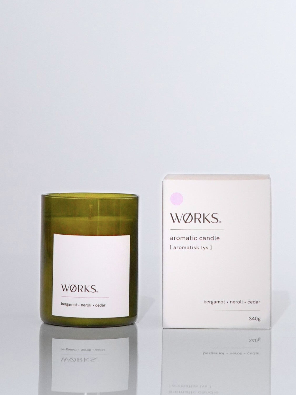 Aromatic Candle- Bergamot, Neroli, Cedar 340g