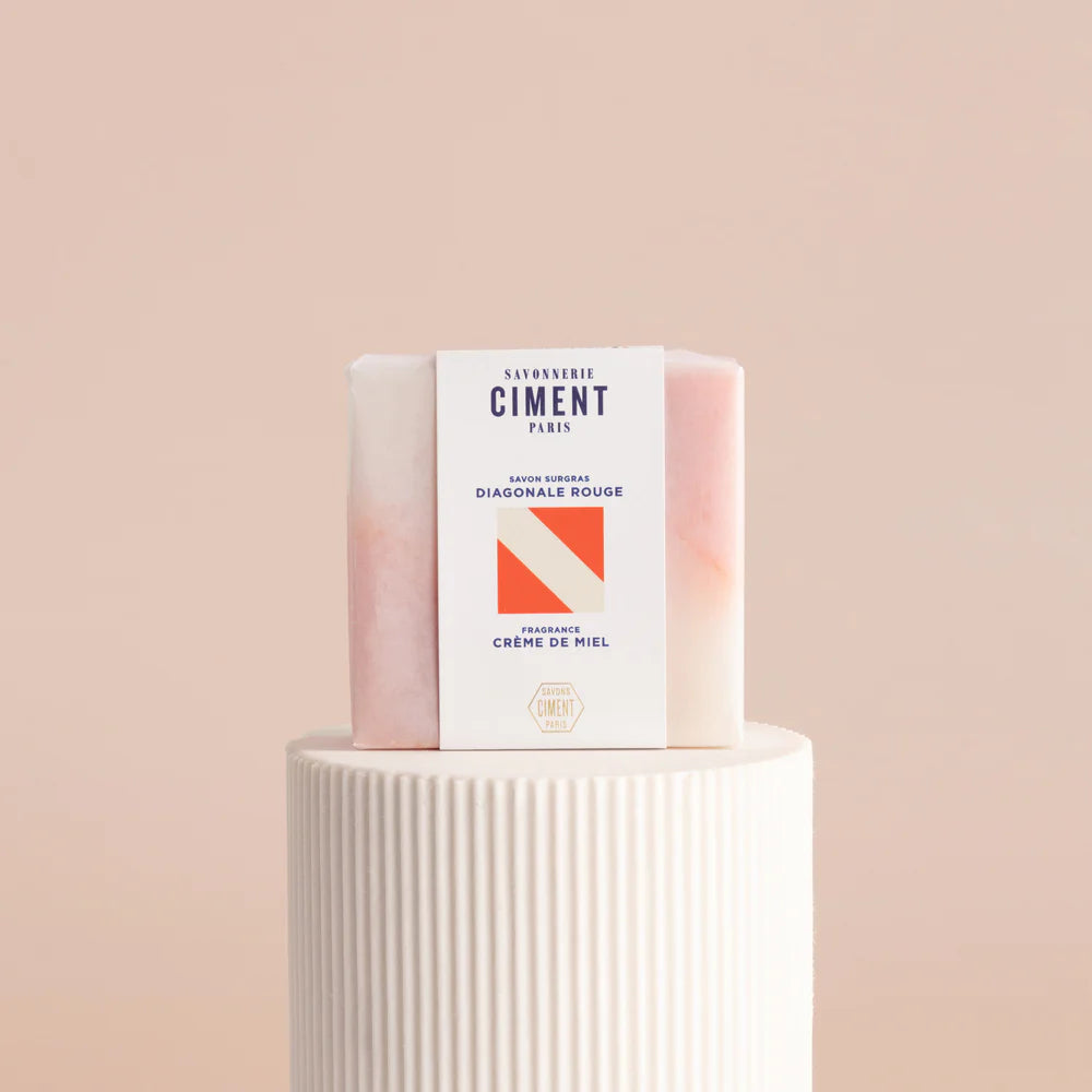 Diagonale Rouge soap- Honey Cream