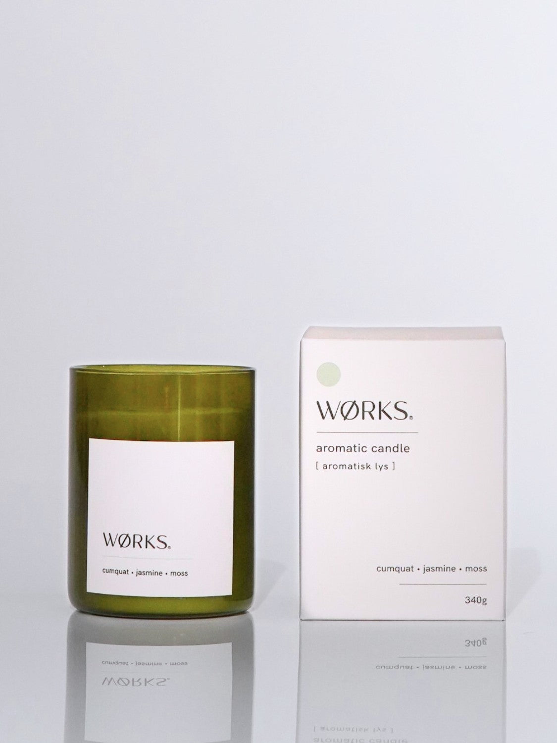 Aromatic Candle- Cumquat, Jasmine, Moss 340g