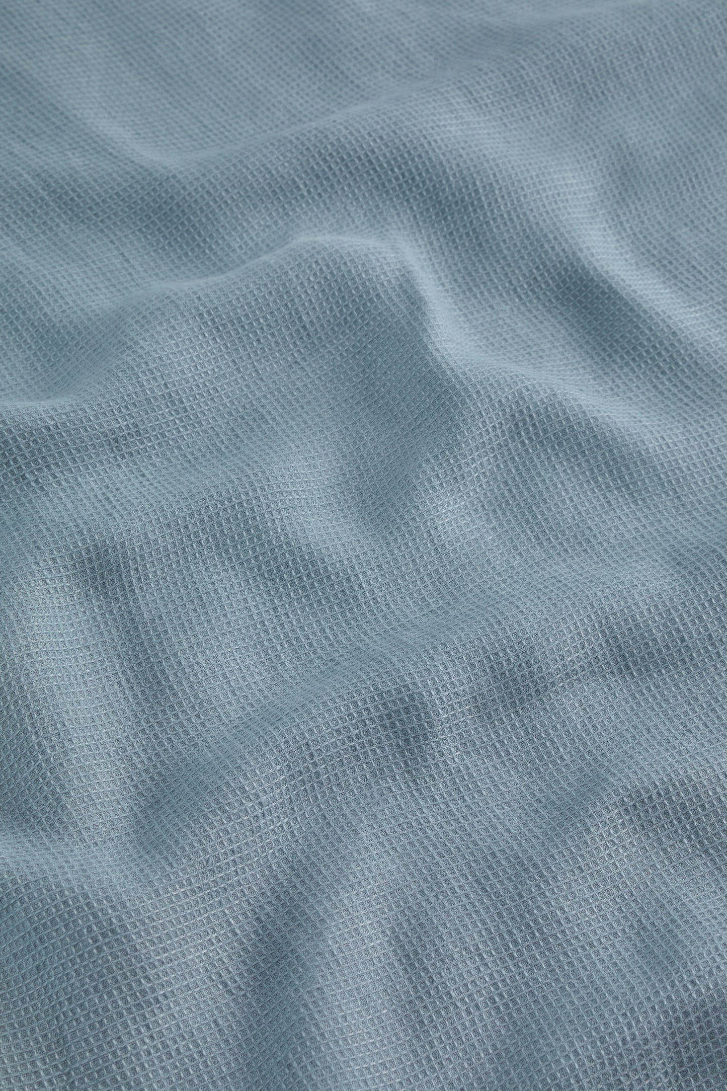 Waffle Hand Towel- Scandinavian Blue