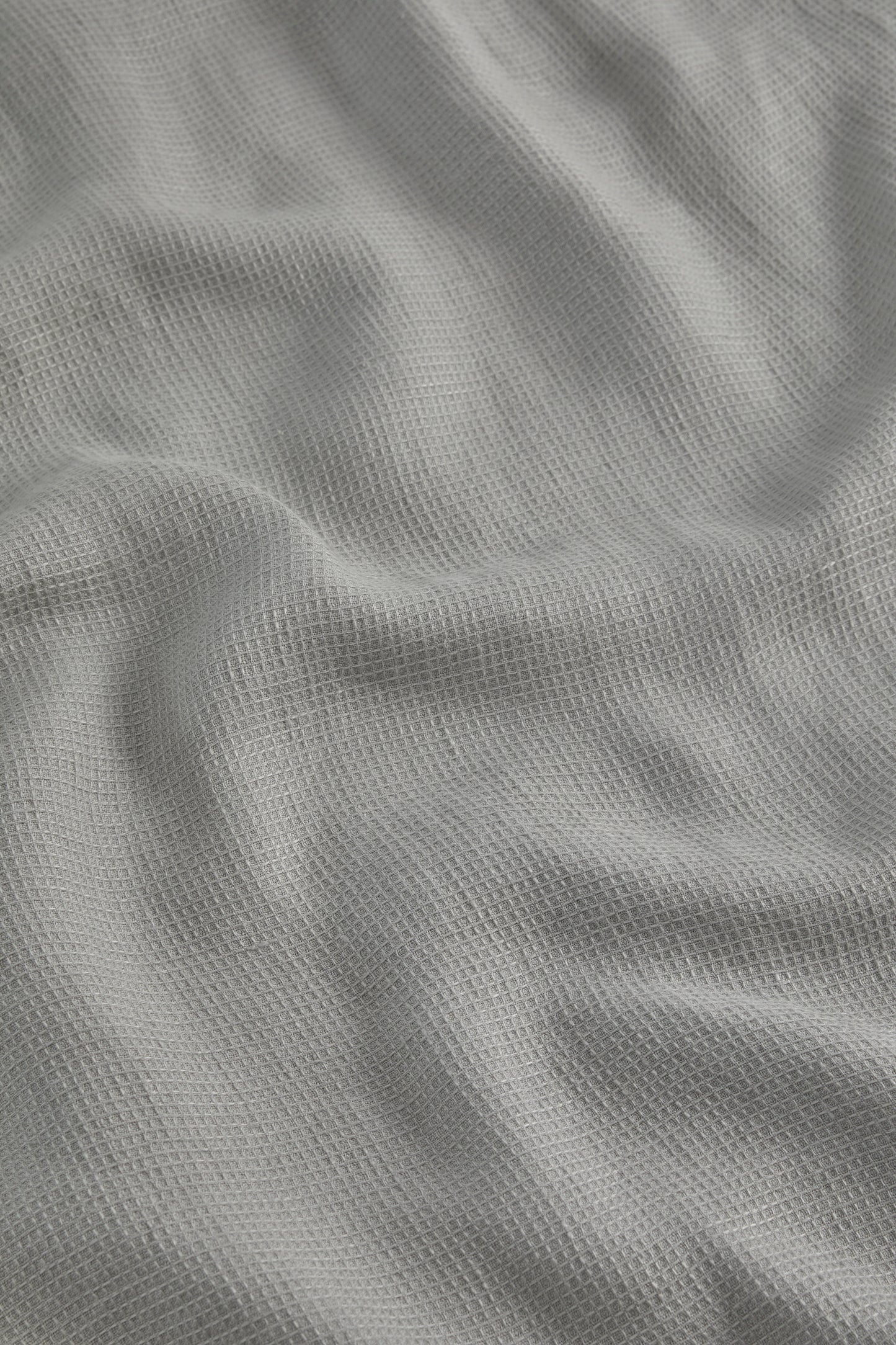 Waffle Face Cloth- Cloud Grey