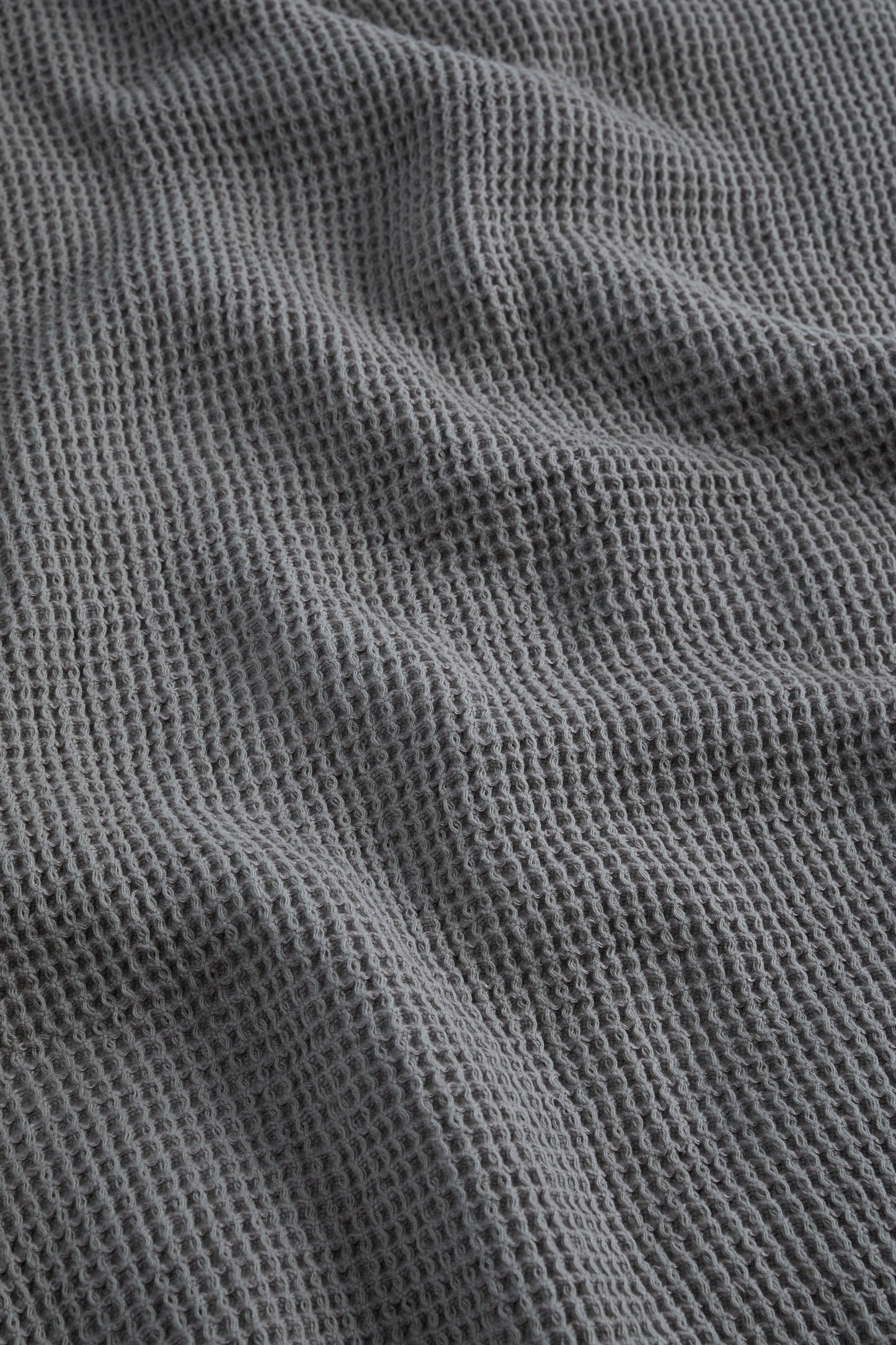 Waffle XL Bath Towel- Real Grey