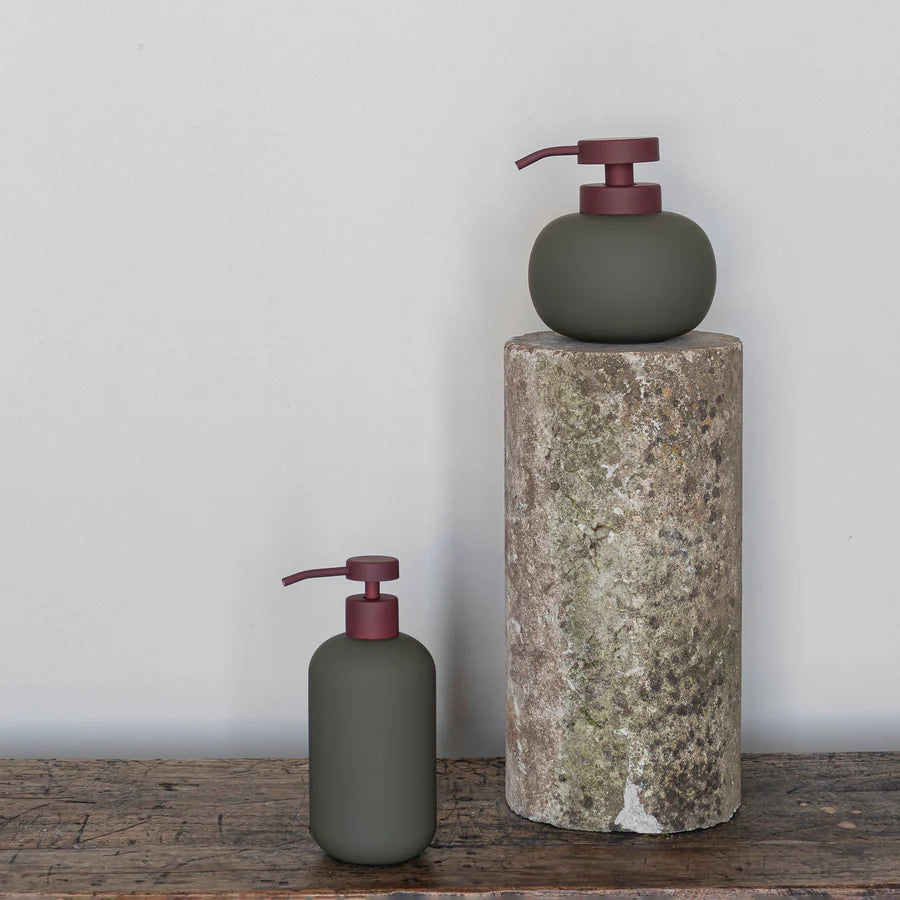 LOTUS PLAY Soap Dispenser Low- Dark Olive