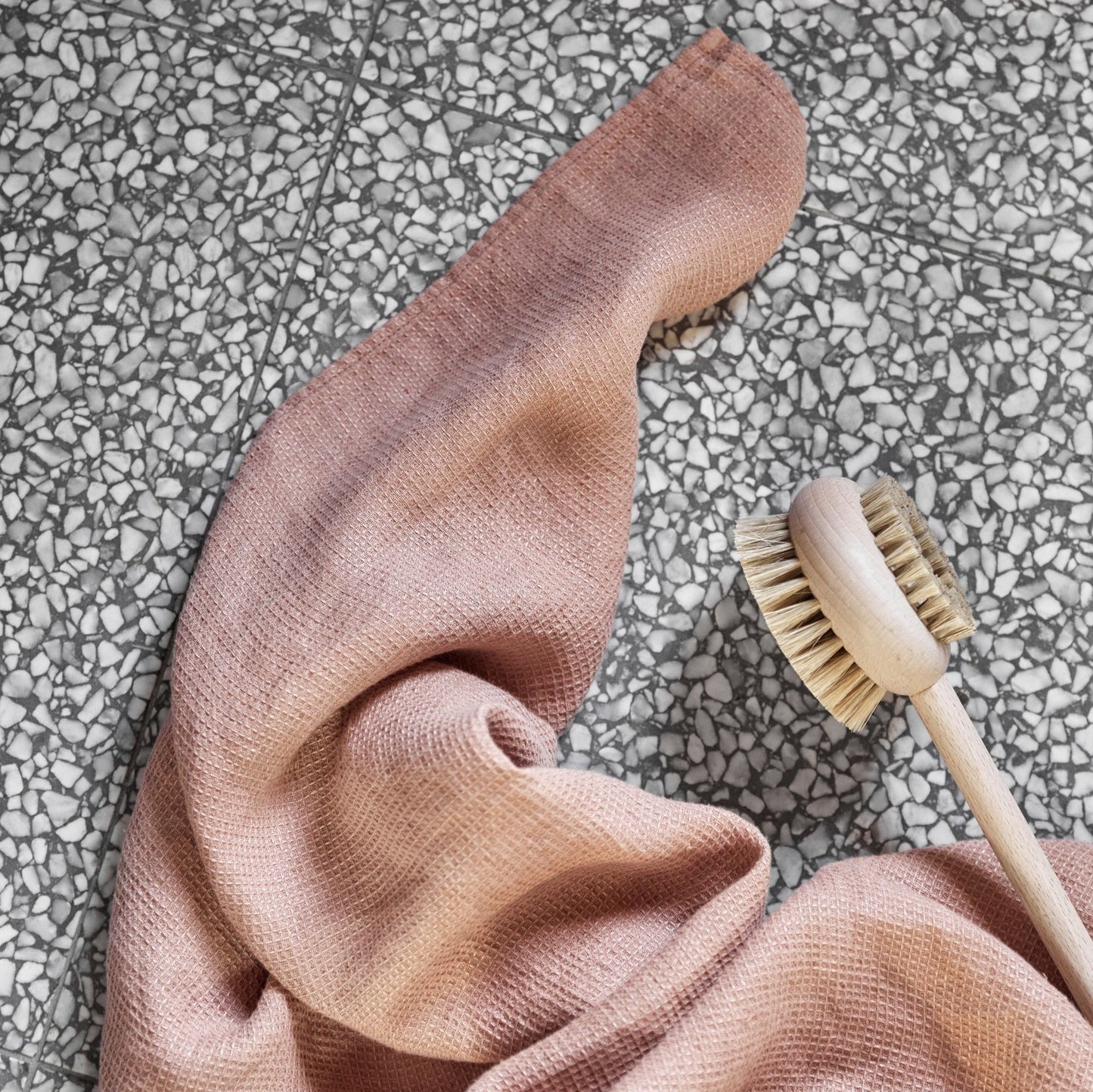 Waffle Hand Towel- Moka