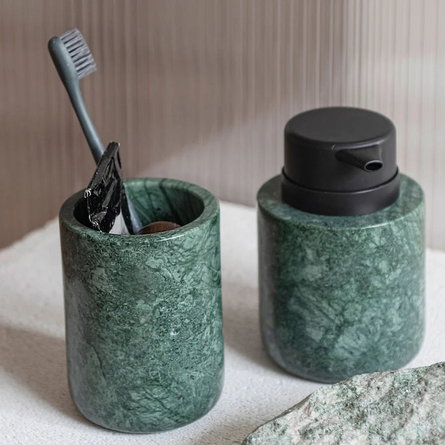 Marble Toothbrush Holder- Dark Forest