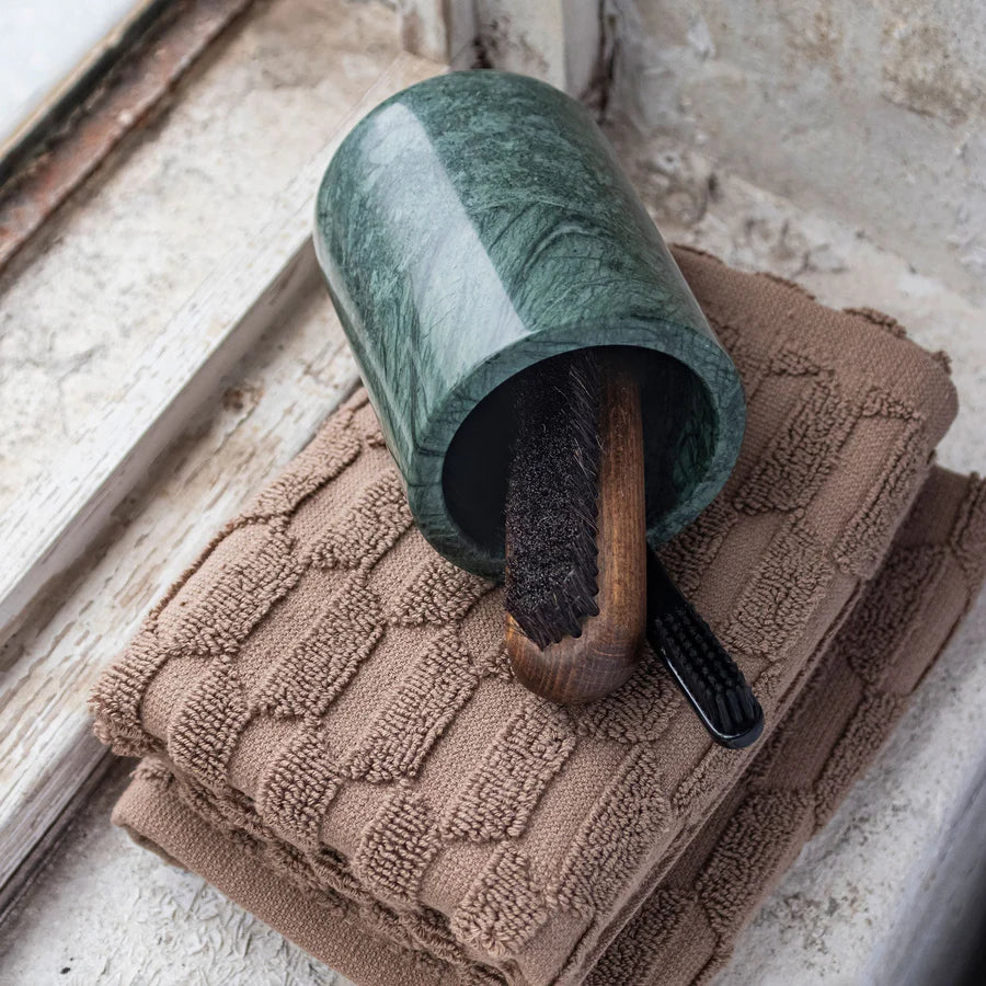 Marble Toothbrush Holder- Dark Forest