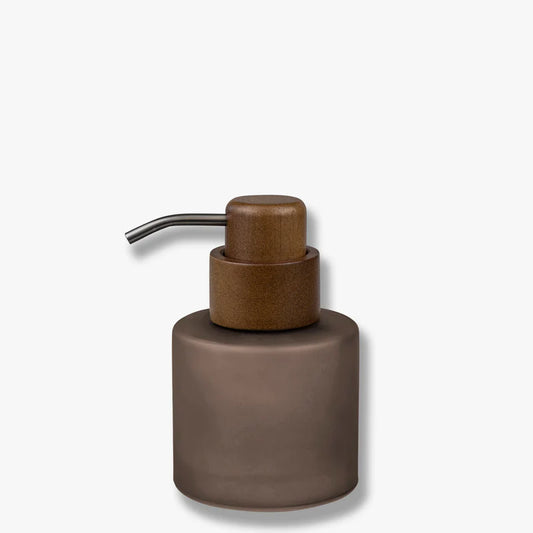 Modest Soap Dispenser Low- Walnut
