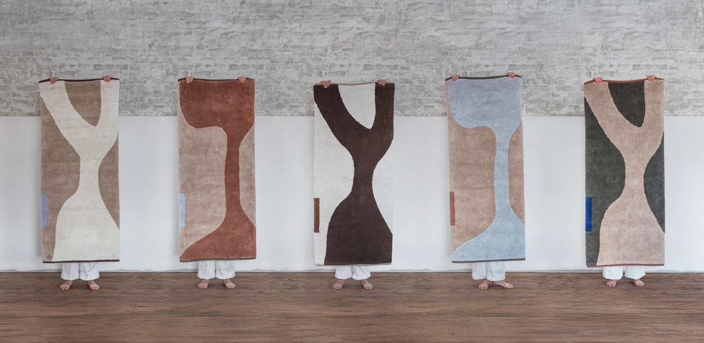 Figura Rug, Medium- Brown