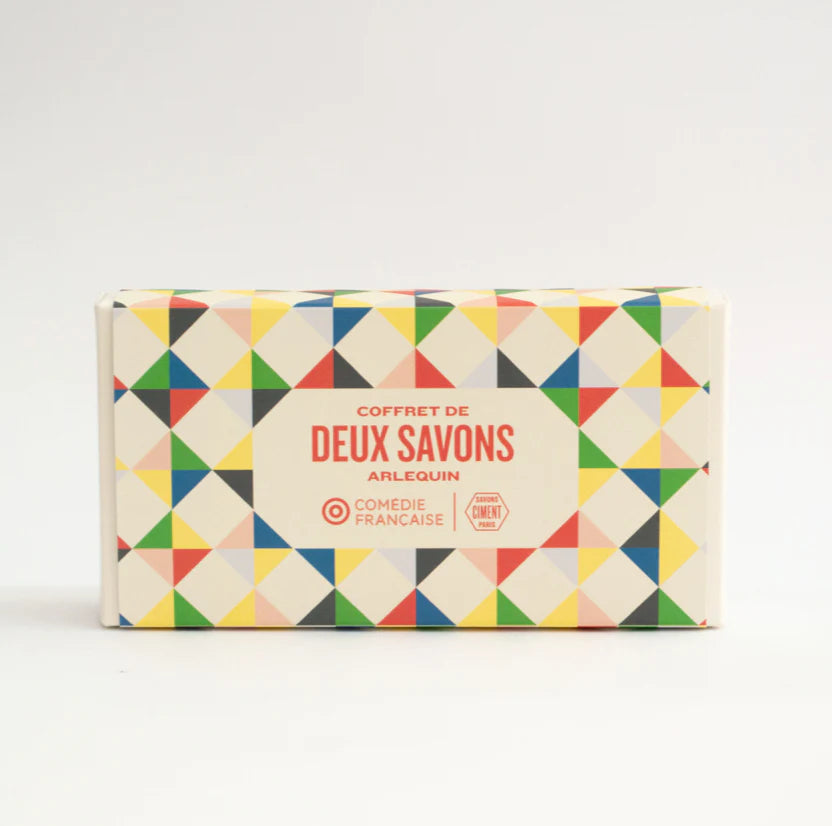 BOX OF 2 HARLEQUIN SOAPS - LA COMÉDIE FRANÇAISE