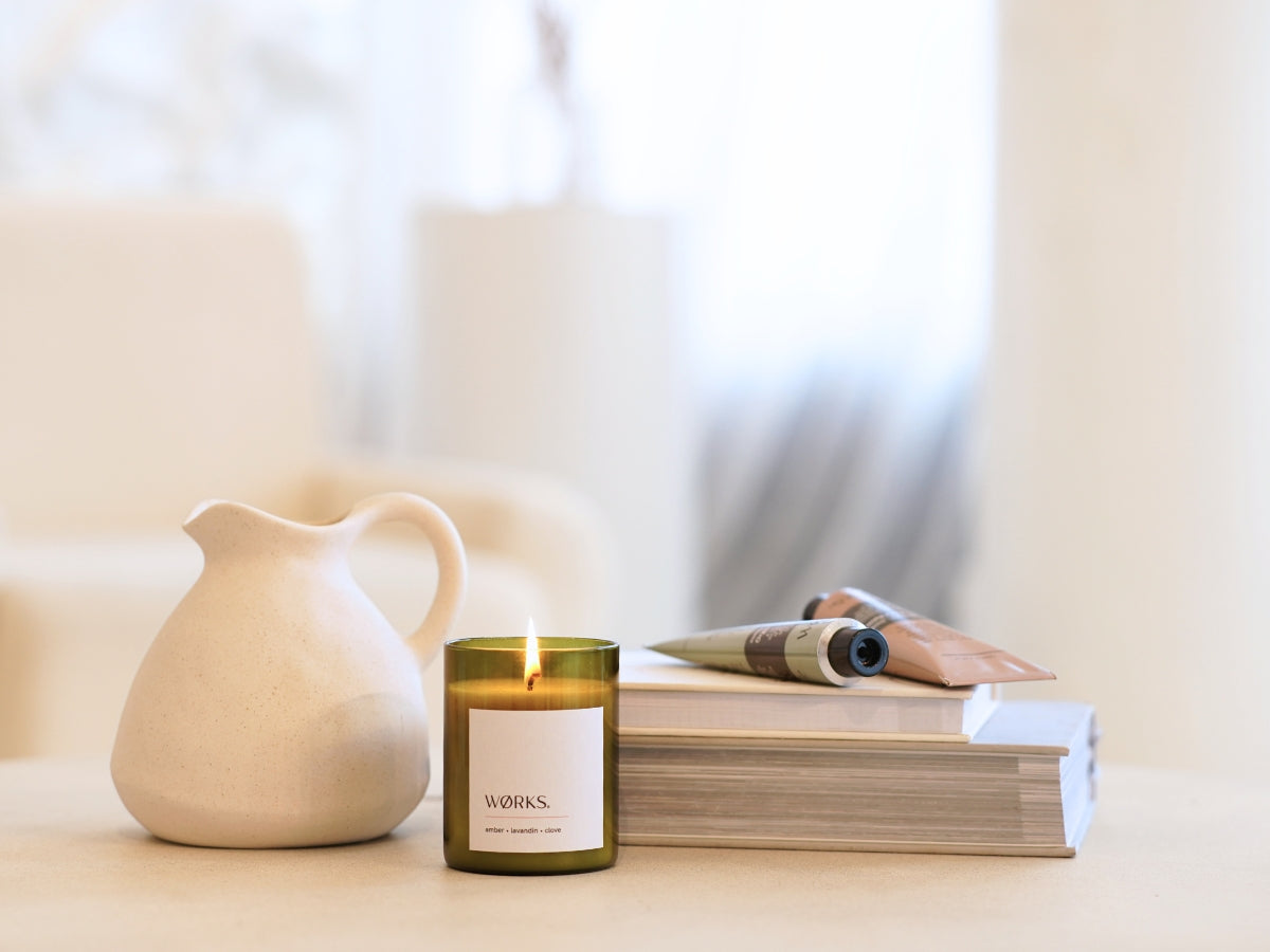 Aromatic Candle- Amber, Lavandin, Clove 340g