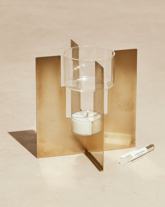 Brass Fragrance Oil Burner