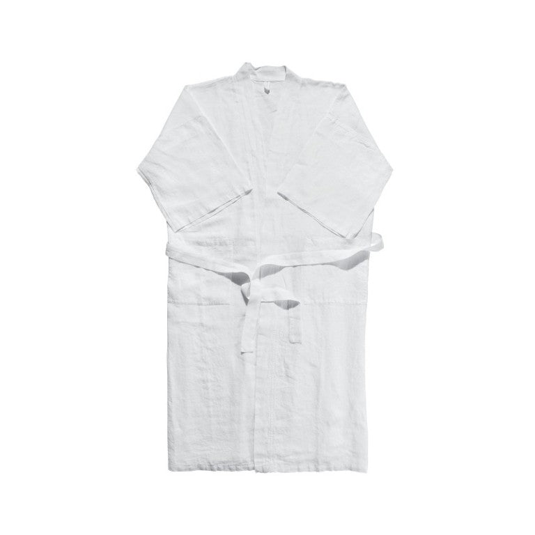Waffle Kimono- Optic White