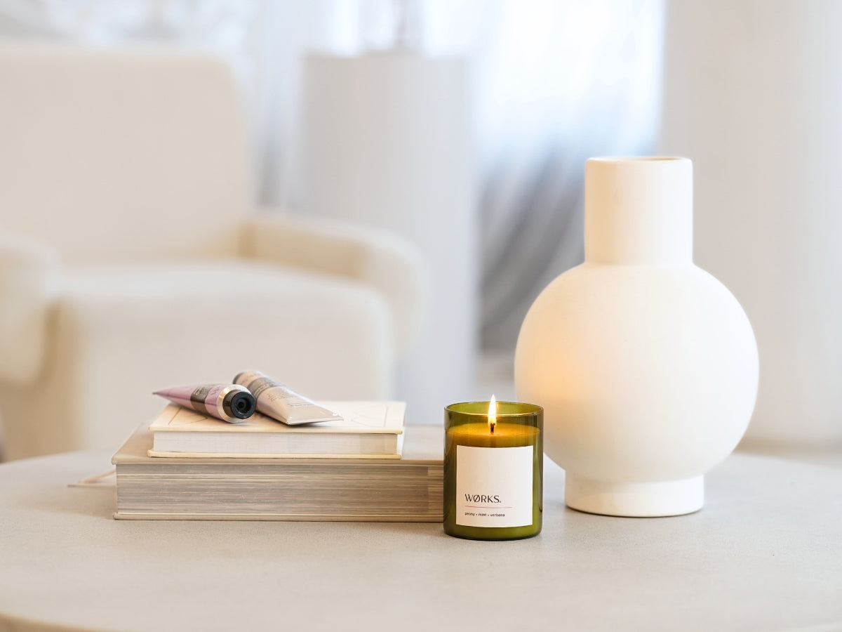 Aromatic Candle- Peony, Mint, Verbena 340g