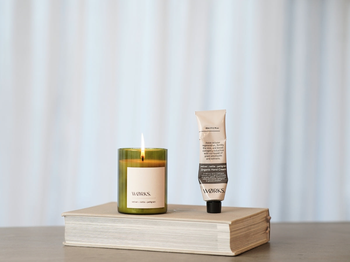 Aromatic Candle- Vetiver, Nettle, Petitgrain 340g