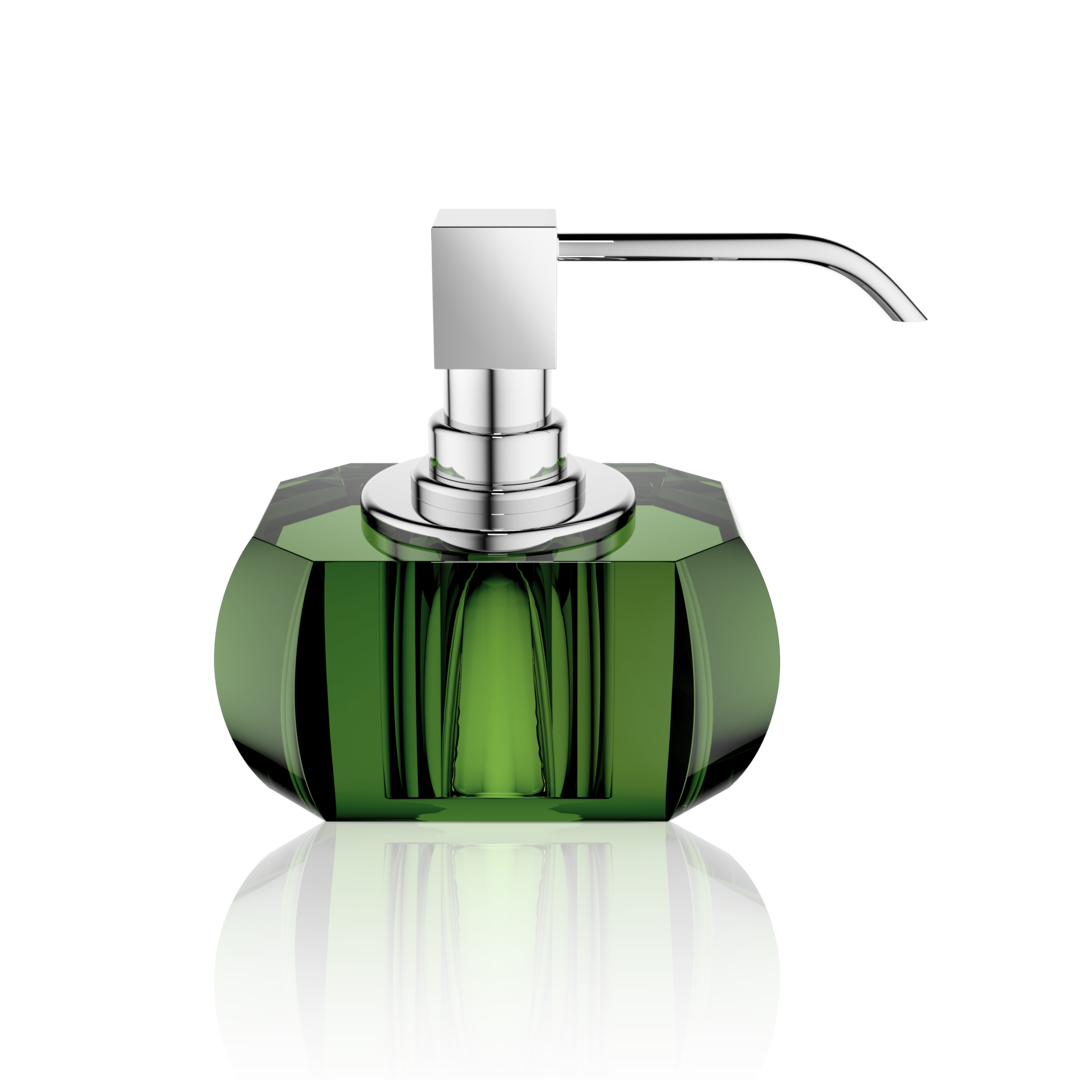 Kristall Soap Dispenser- English Green
