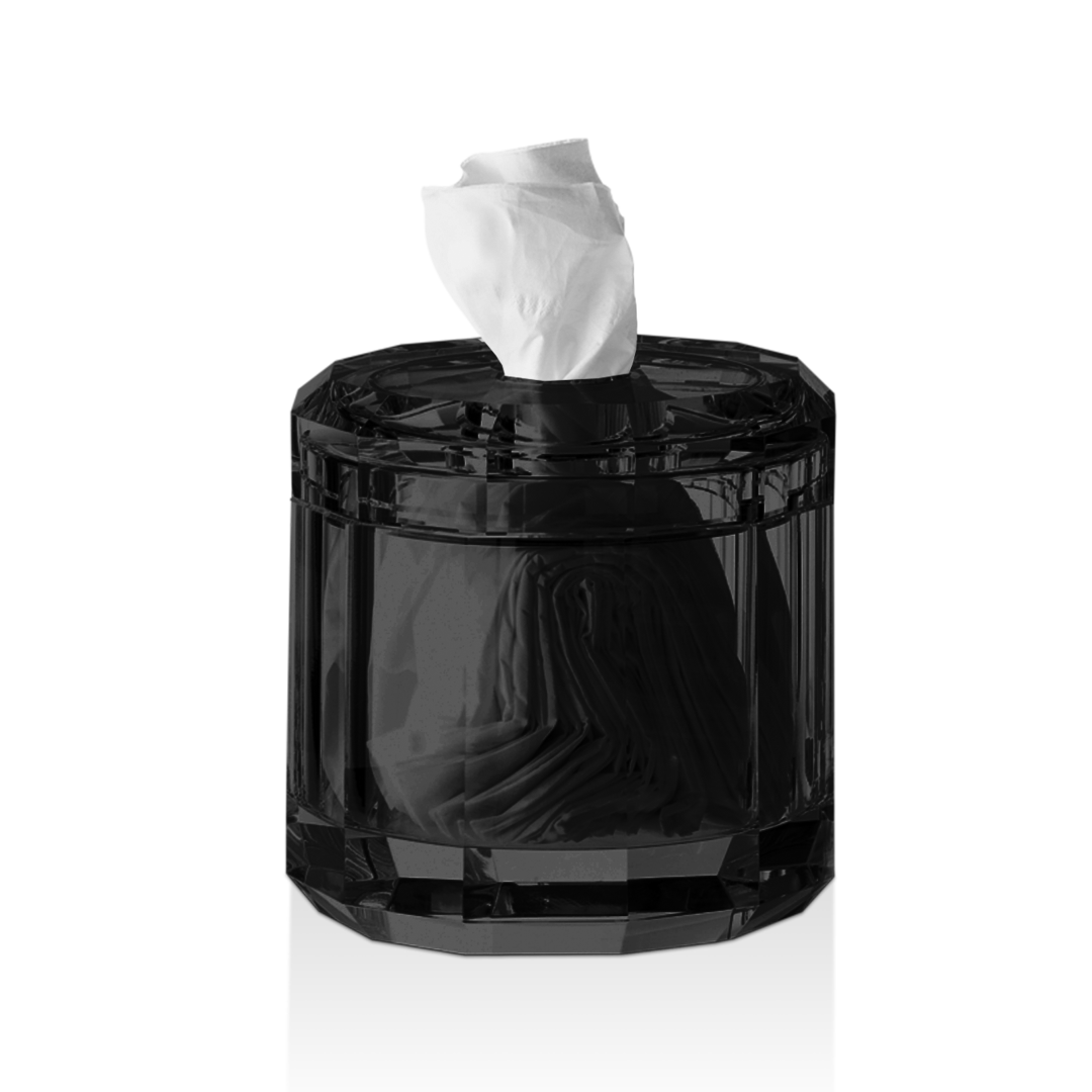 Kristall Tissue box- Anthracite
