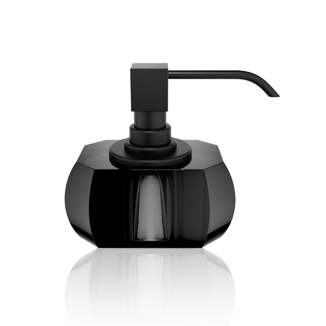 Kristall Soap Dispenser- Anthracite/Matt Black