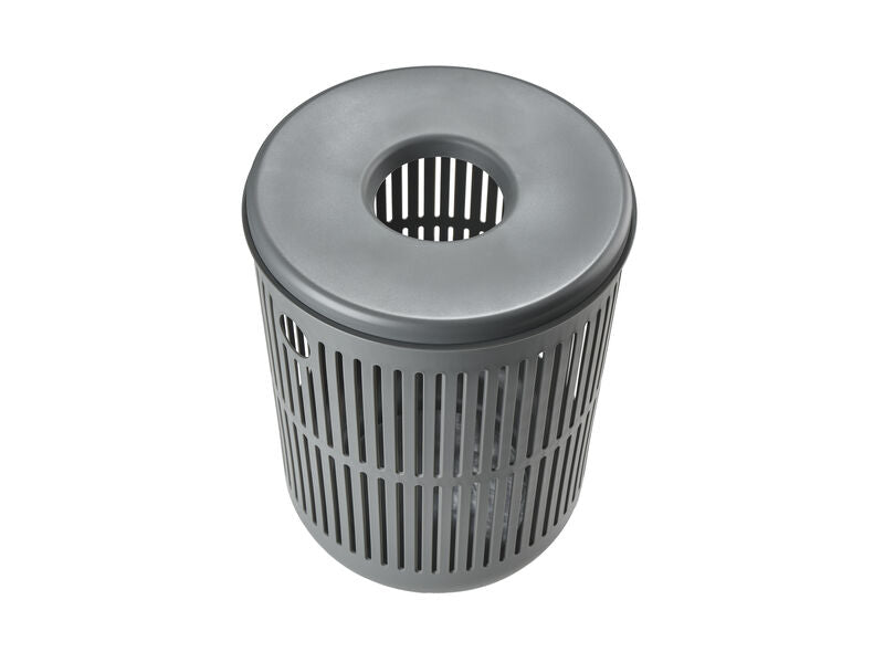 Ume Laundry Basket w/ Lid- Grey
