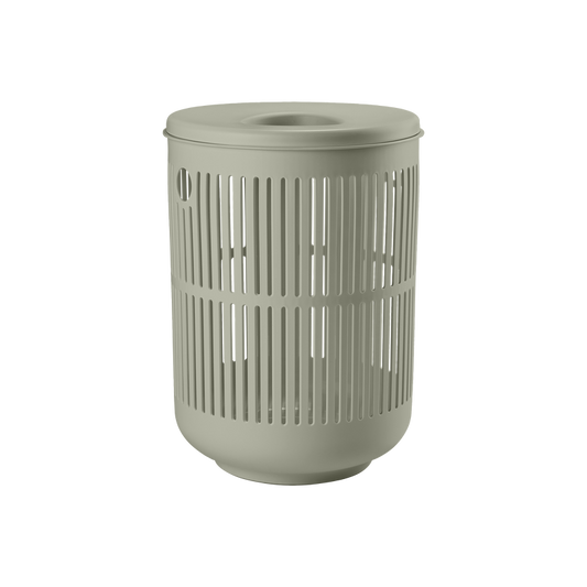 Ume Laundry Basket w/ Lid- Eucalyptus Green