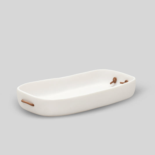 Cuadrado Vanity Tray- White