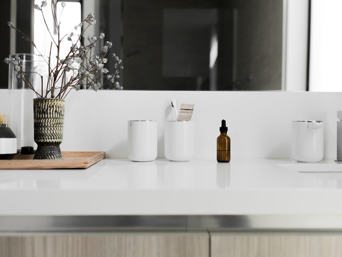 Norm Toothbrush Holder- White