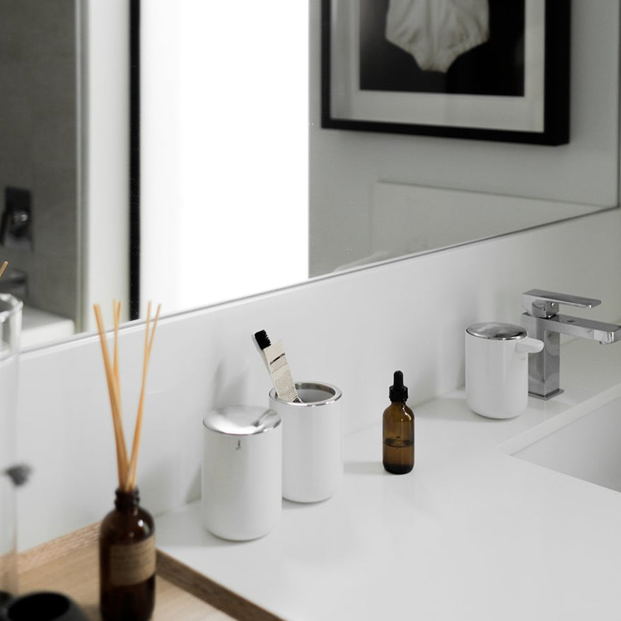 Norm Toothbrush Holder- White