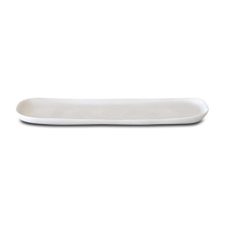 Arc Long Vanity Tray- White