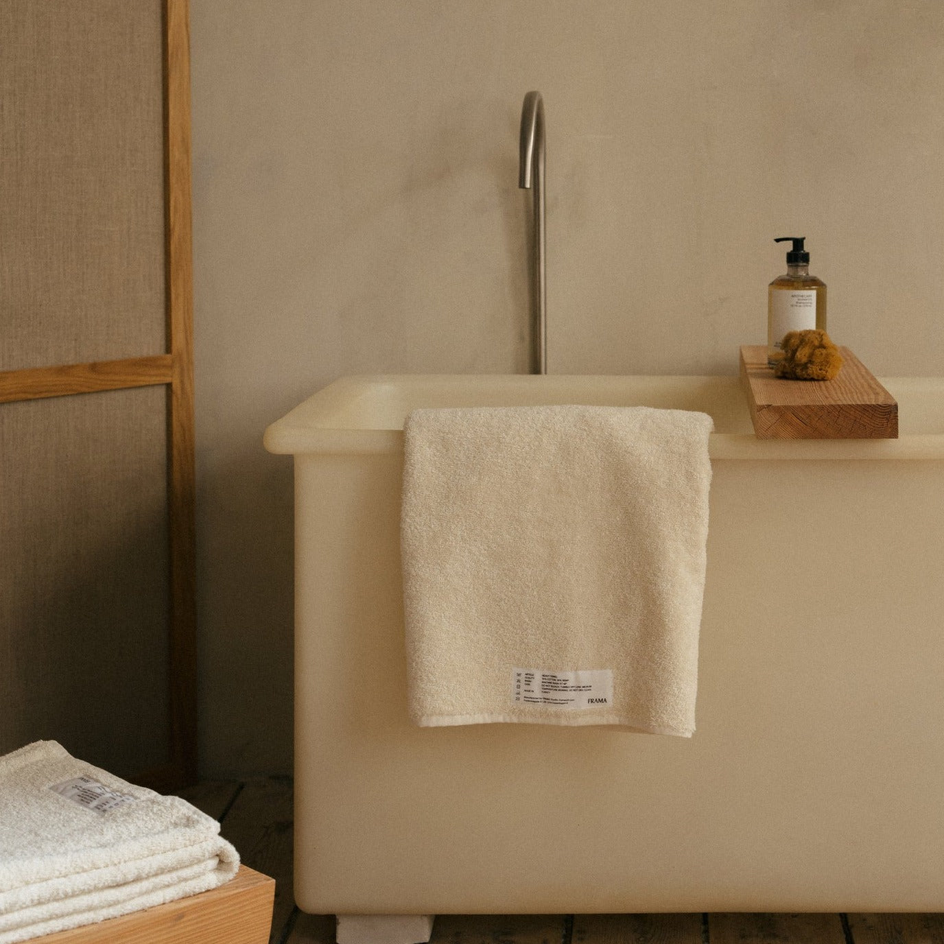 Heavy Bath Sheet- Bone White