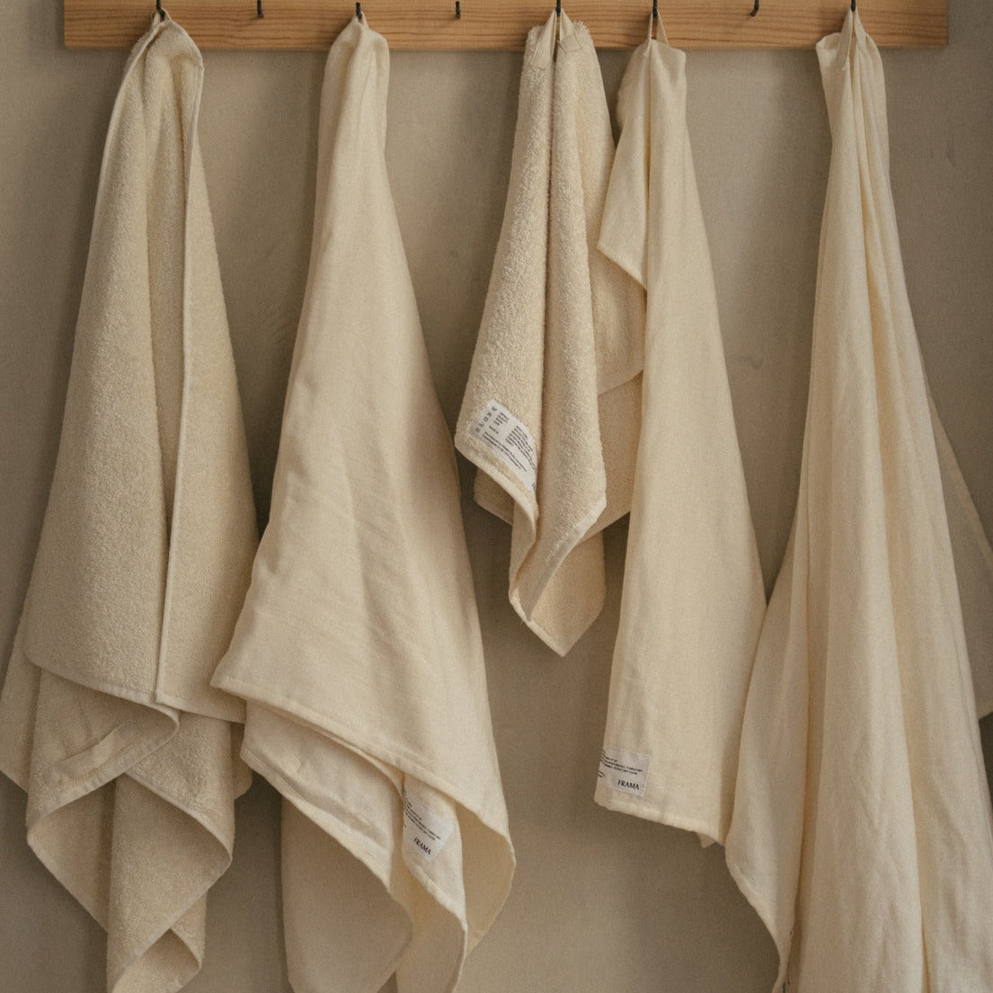 Heavy Bath Towel- Bone White