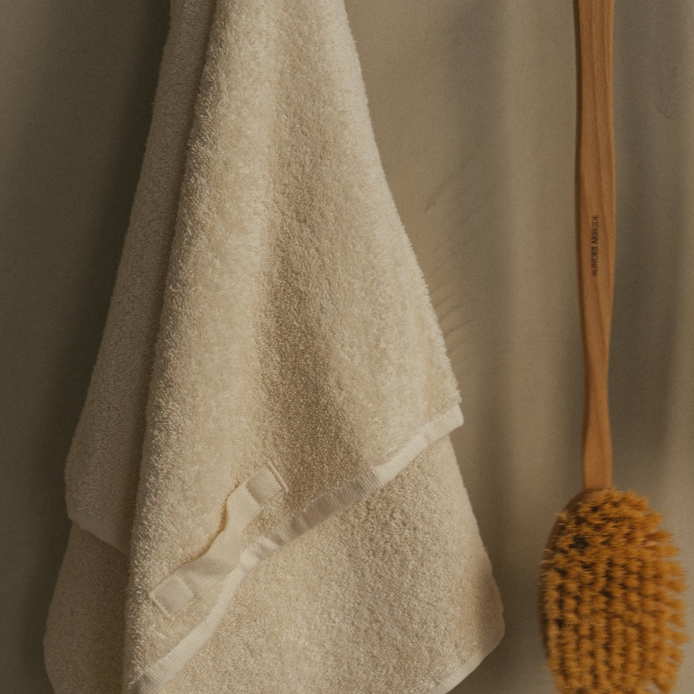 Heavy Hand Towel- Bone White