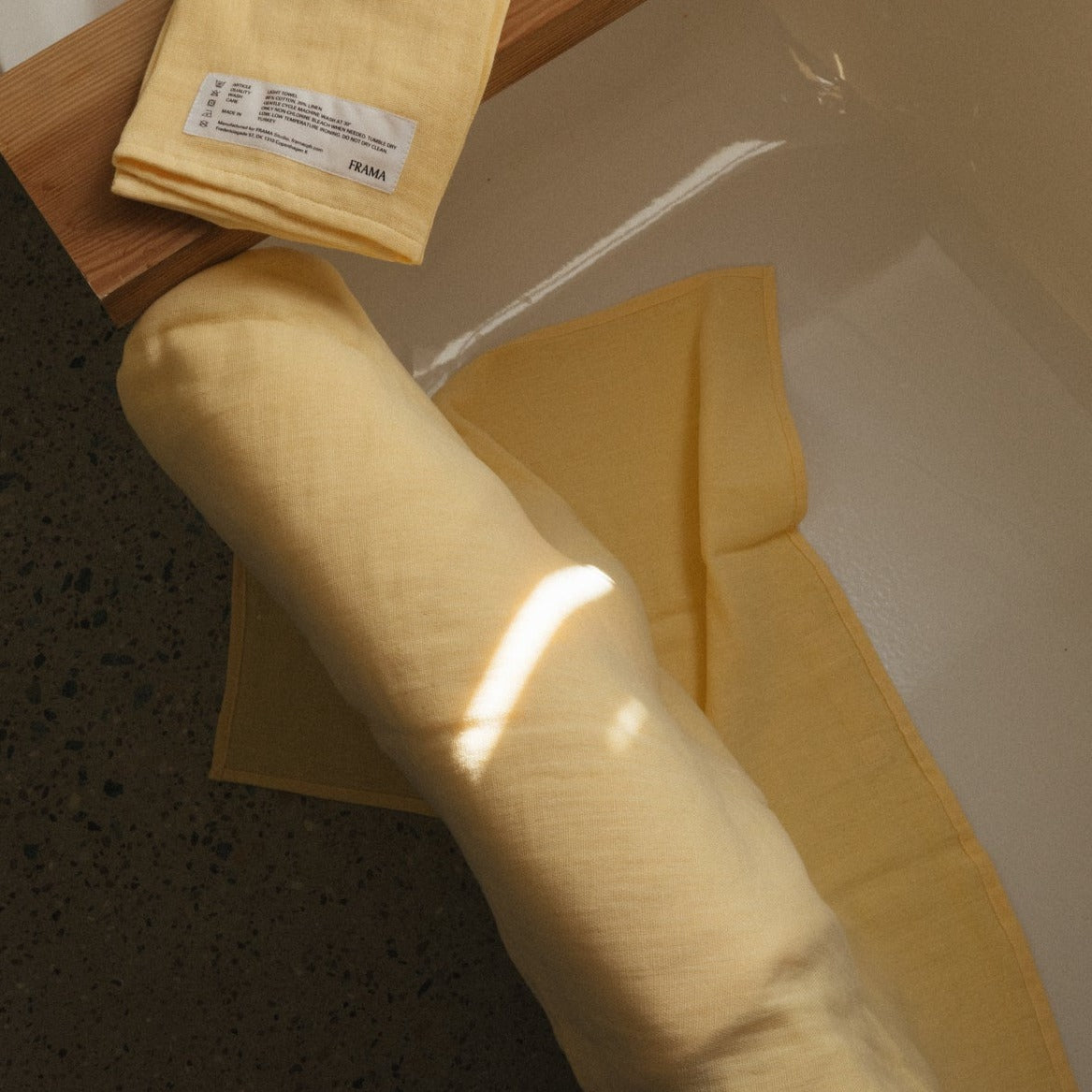 Light Bath Sheet- Pale Yellow