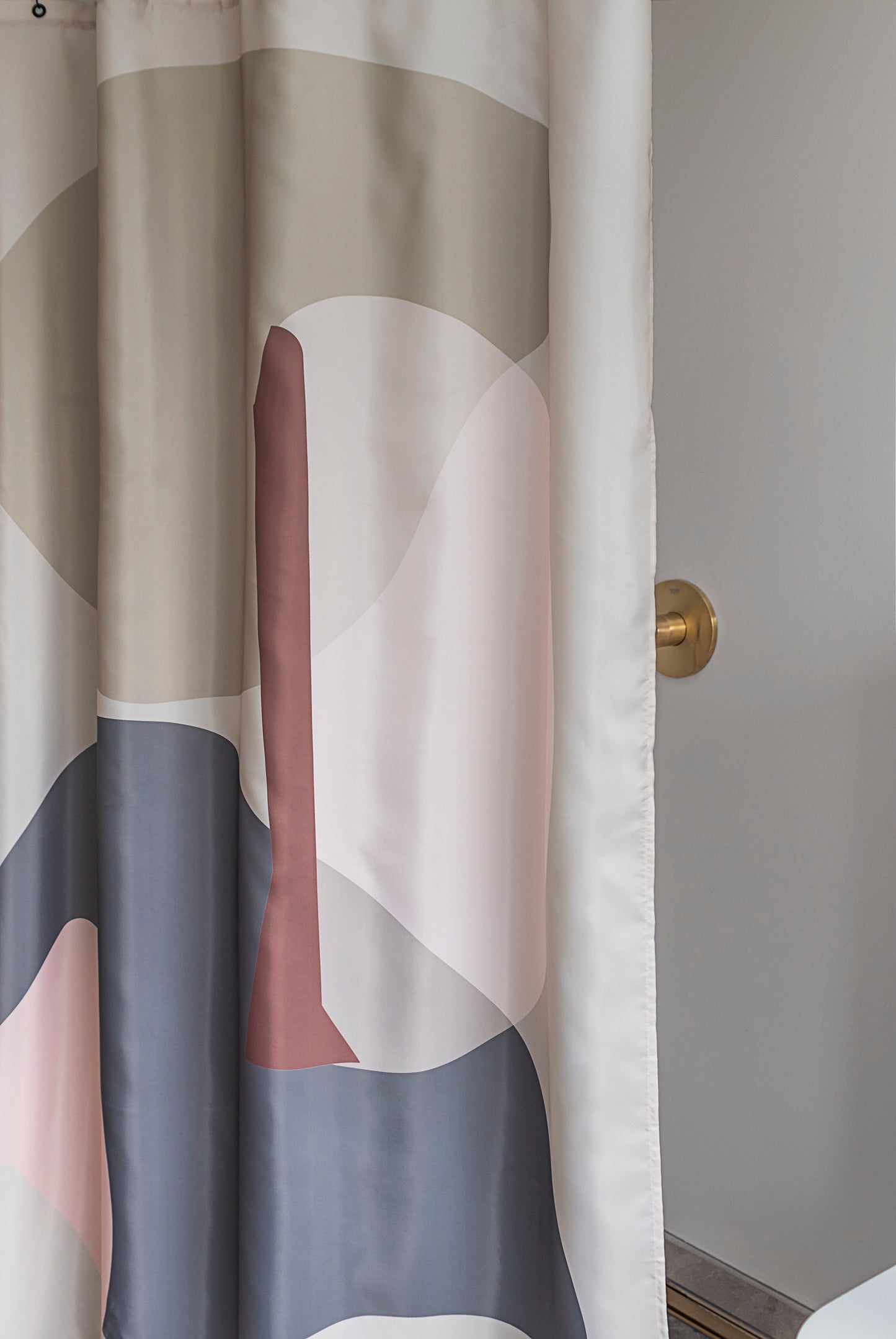 Gallery Shower Curtain- Sand