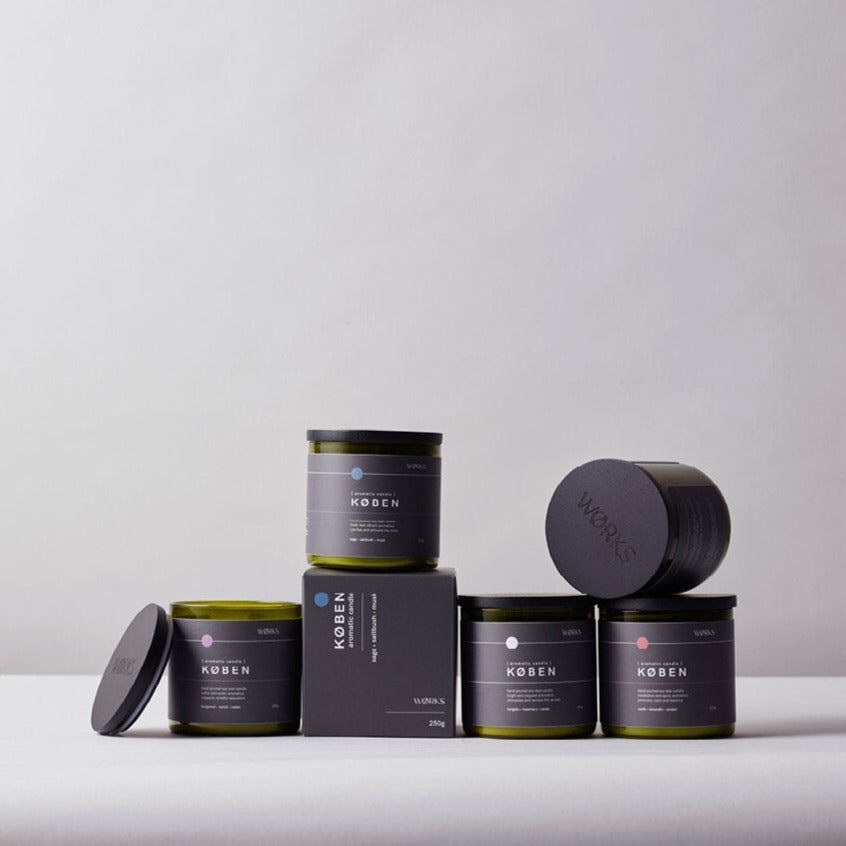 Aromatic Candle- Earth, Lavandin, Amber