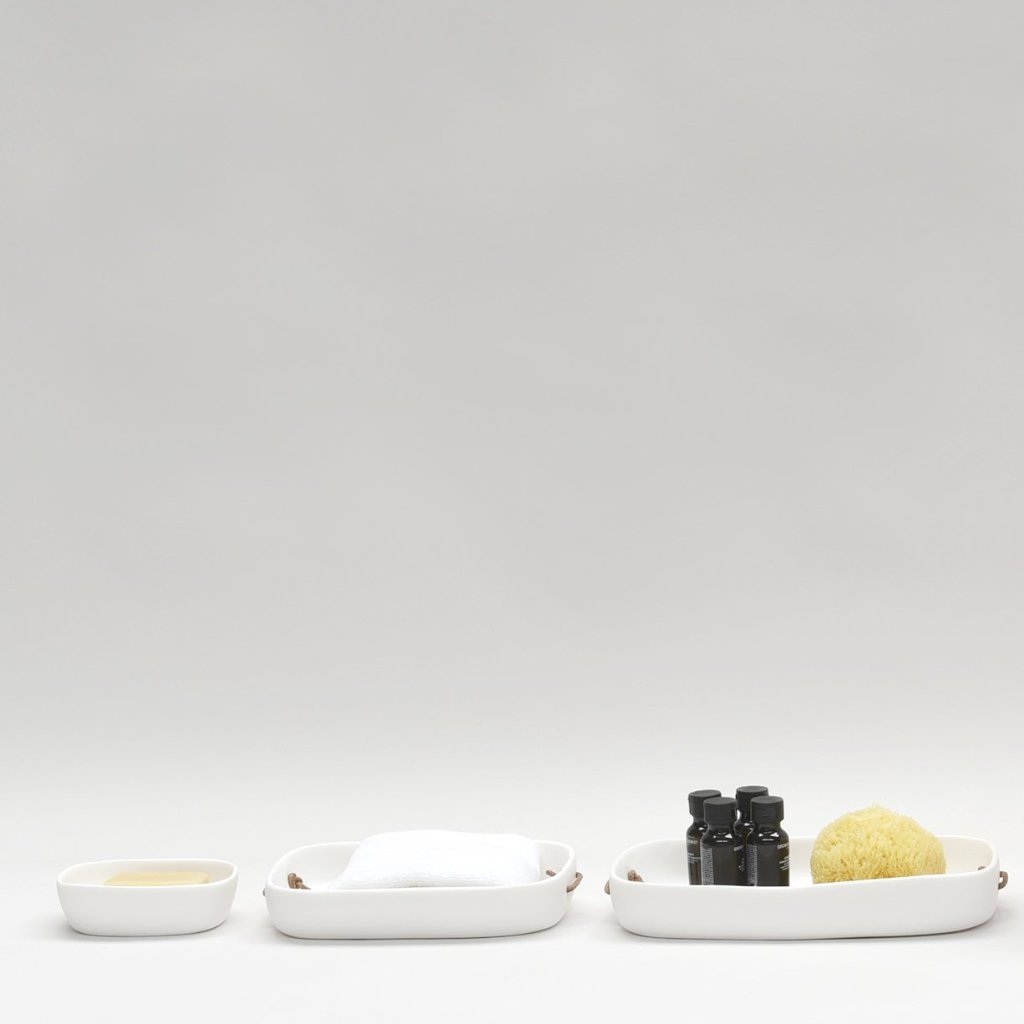 Cuadrado Soap Dish- White