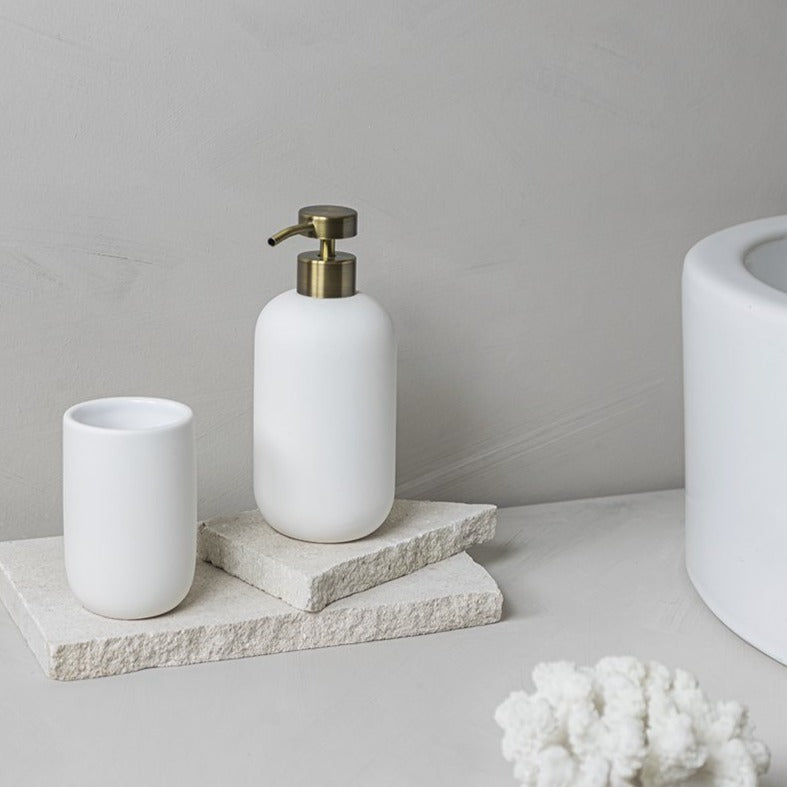 LOTUS Soap Dispenser- White