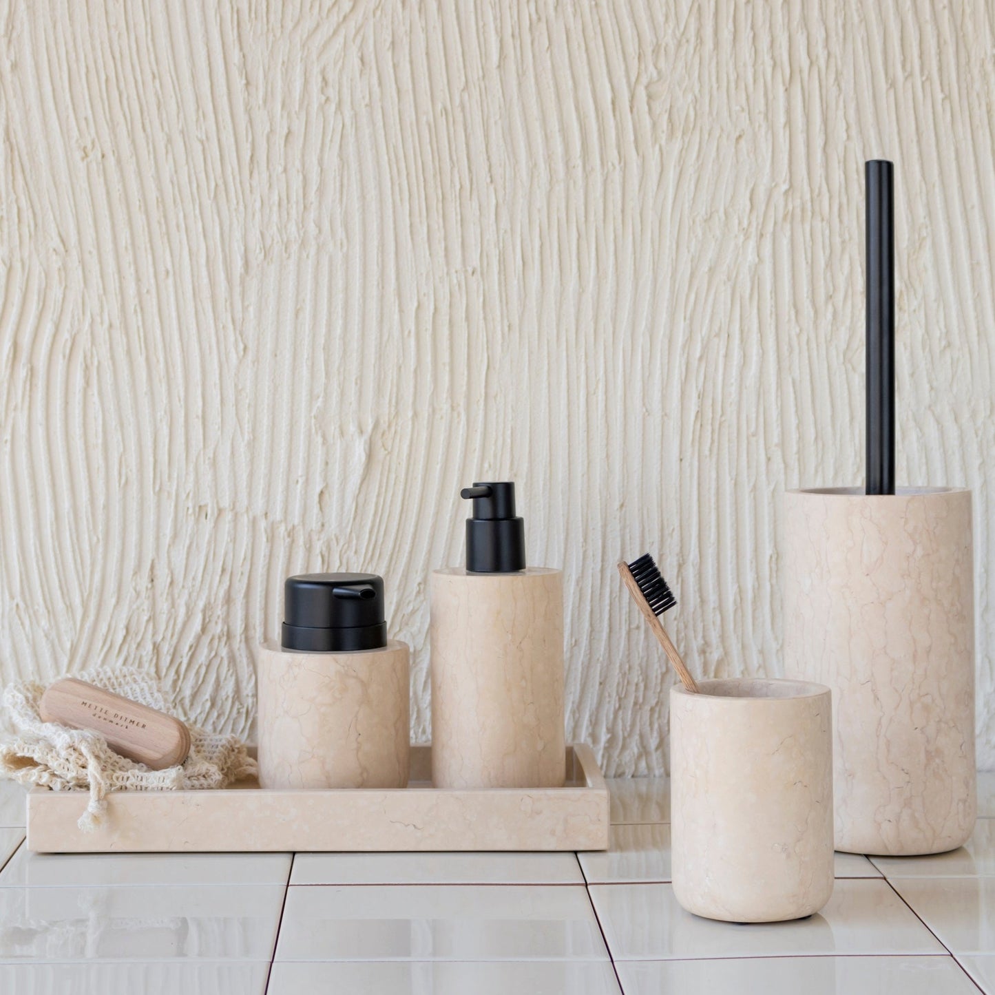 Marble Dispenser, Tall- Sand