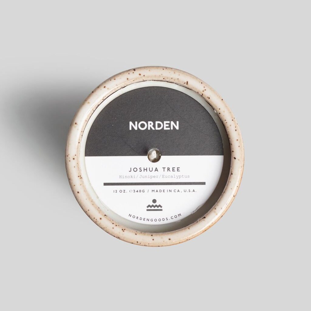 Joshua Tree Ceramic Candle