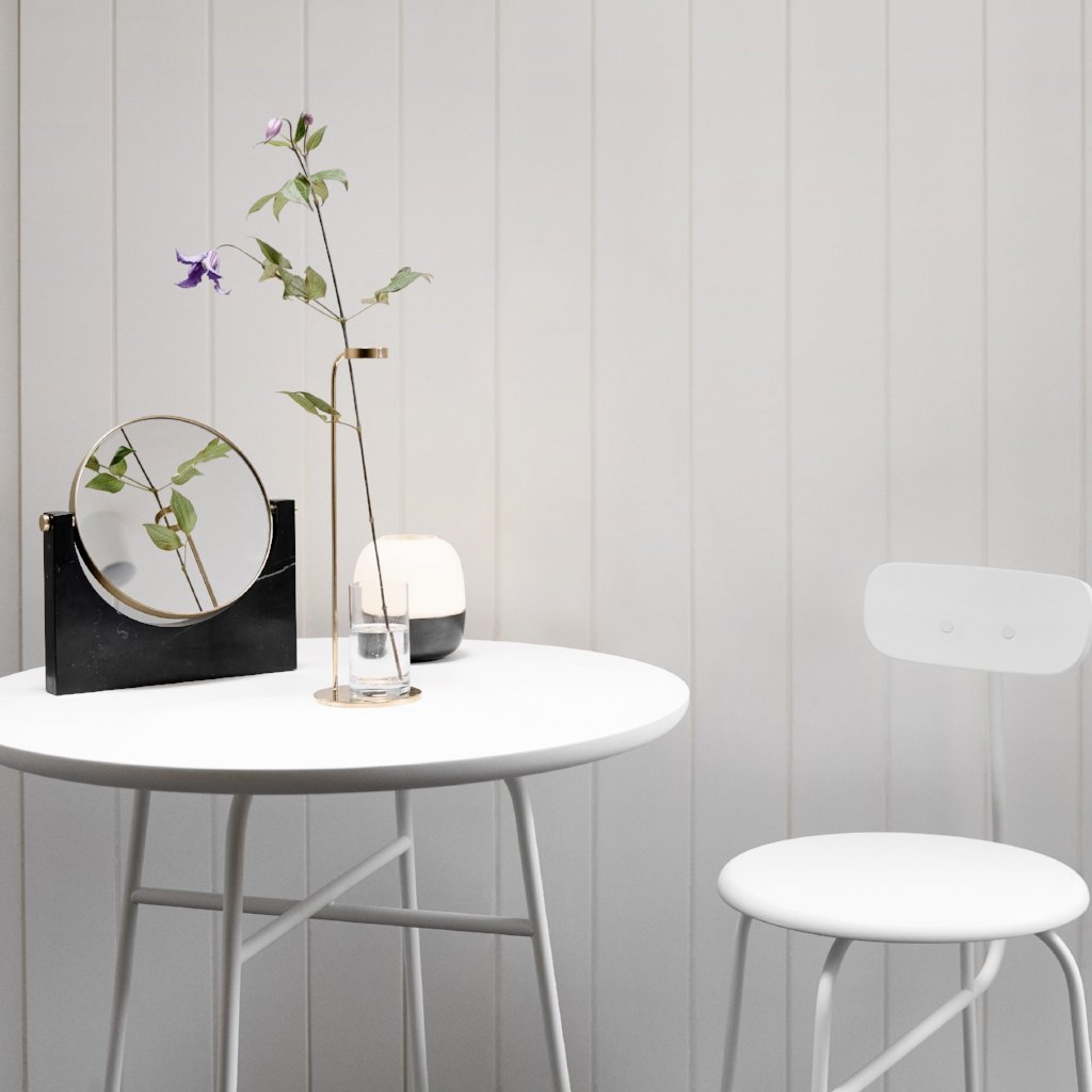 Pepe Marble Mirror- Brass/Black