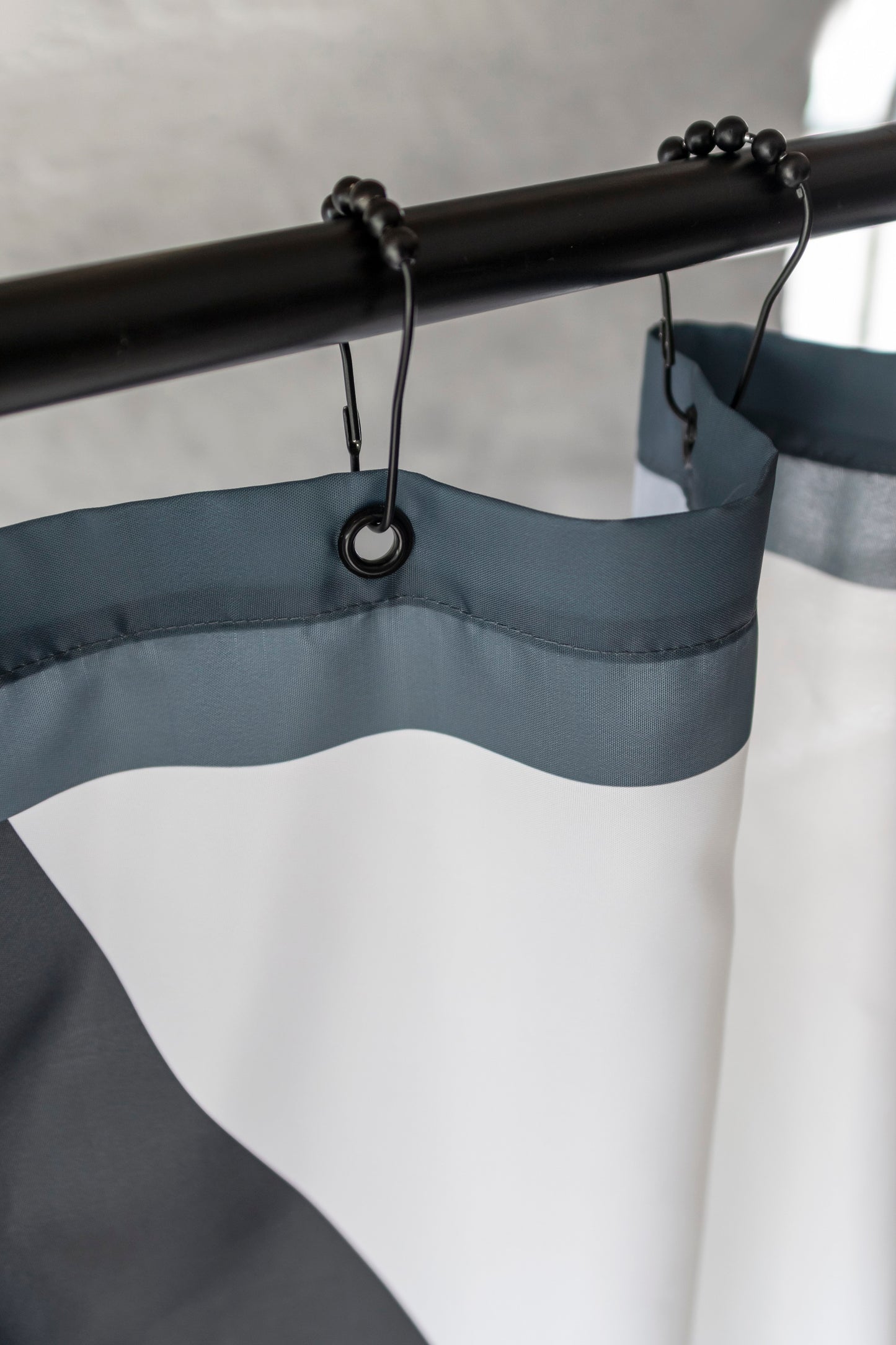 ROCK Shower Curtain- Black