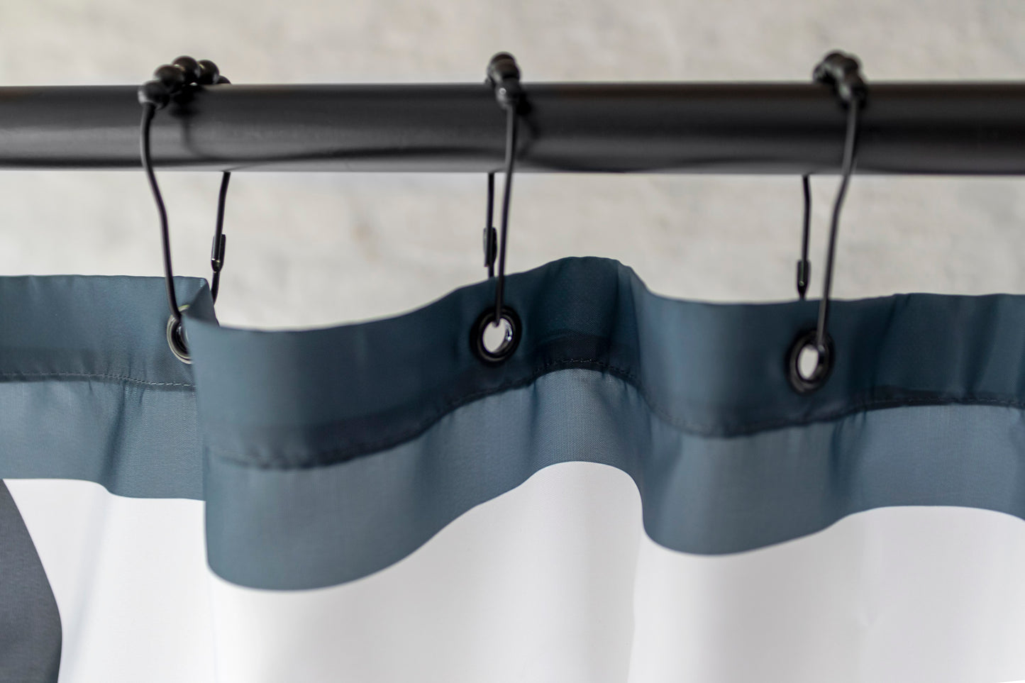 ROCK Shower Curtain- Black