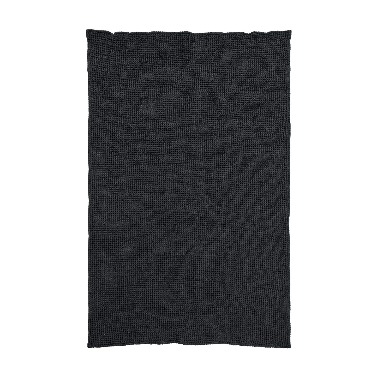Waffle XL Bath Mat- Black