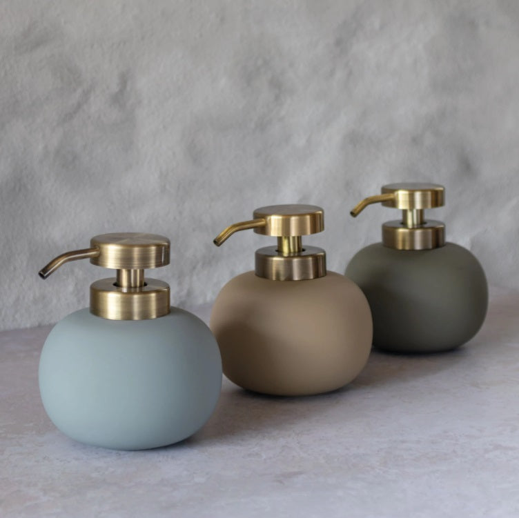 LOTUS Soap Dispenser Low- Frost Green
