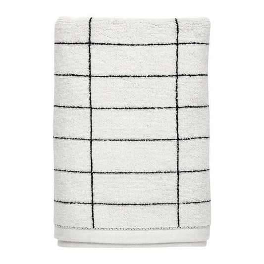 TILE STONE Hand Towel- Black/Off-White (2 pcs)