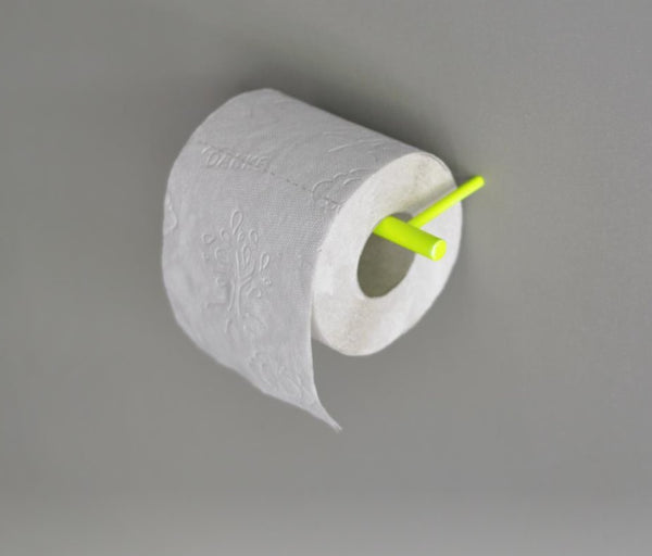 Yellow toilet roll holder. official online shop.