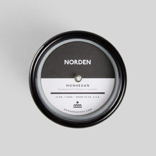 Monhegan Ceramic Candle